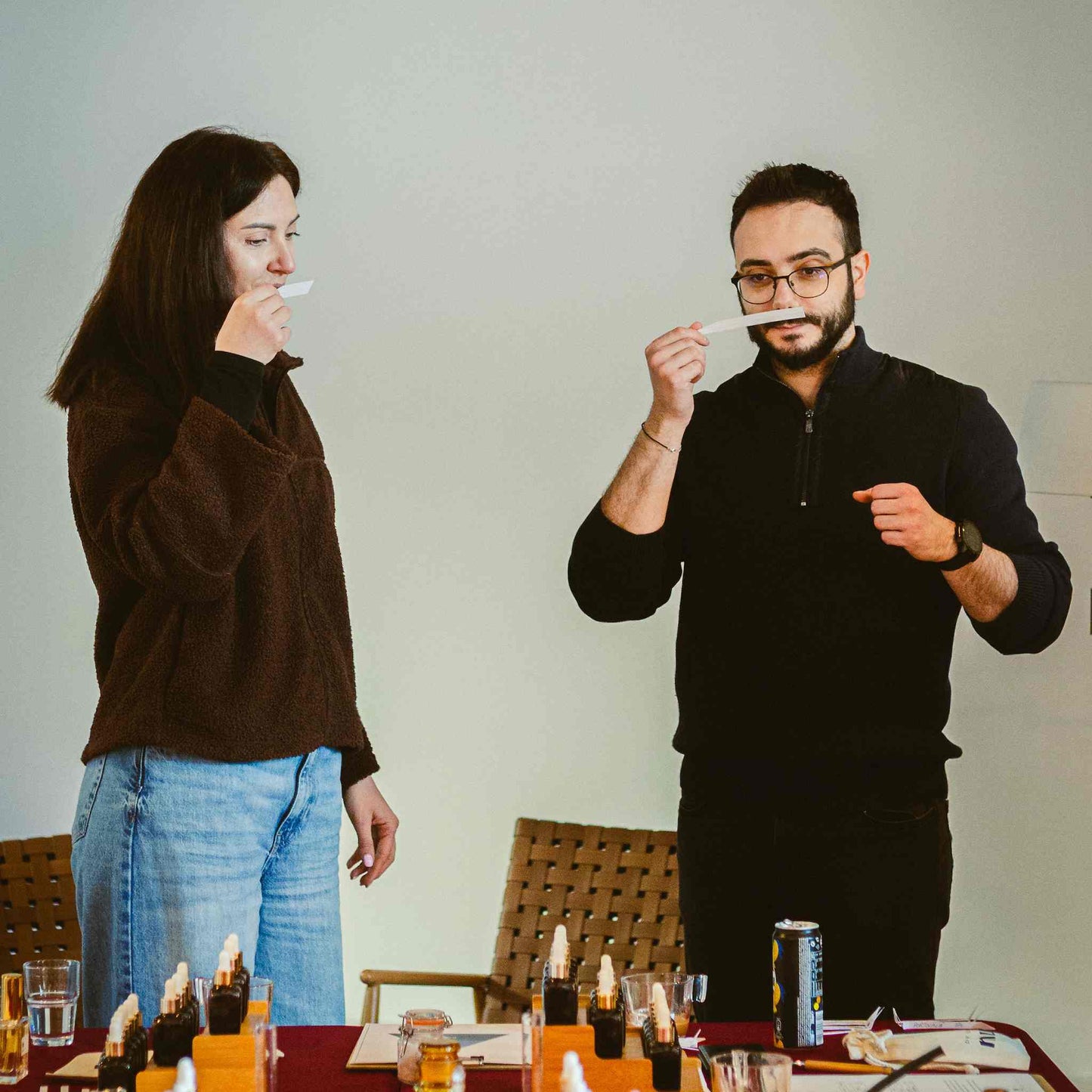 Parfumurile create la Atelierul de Grup sunt incluse si participantii pleaca cu ele acasa