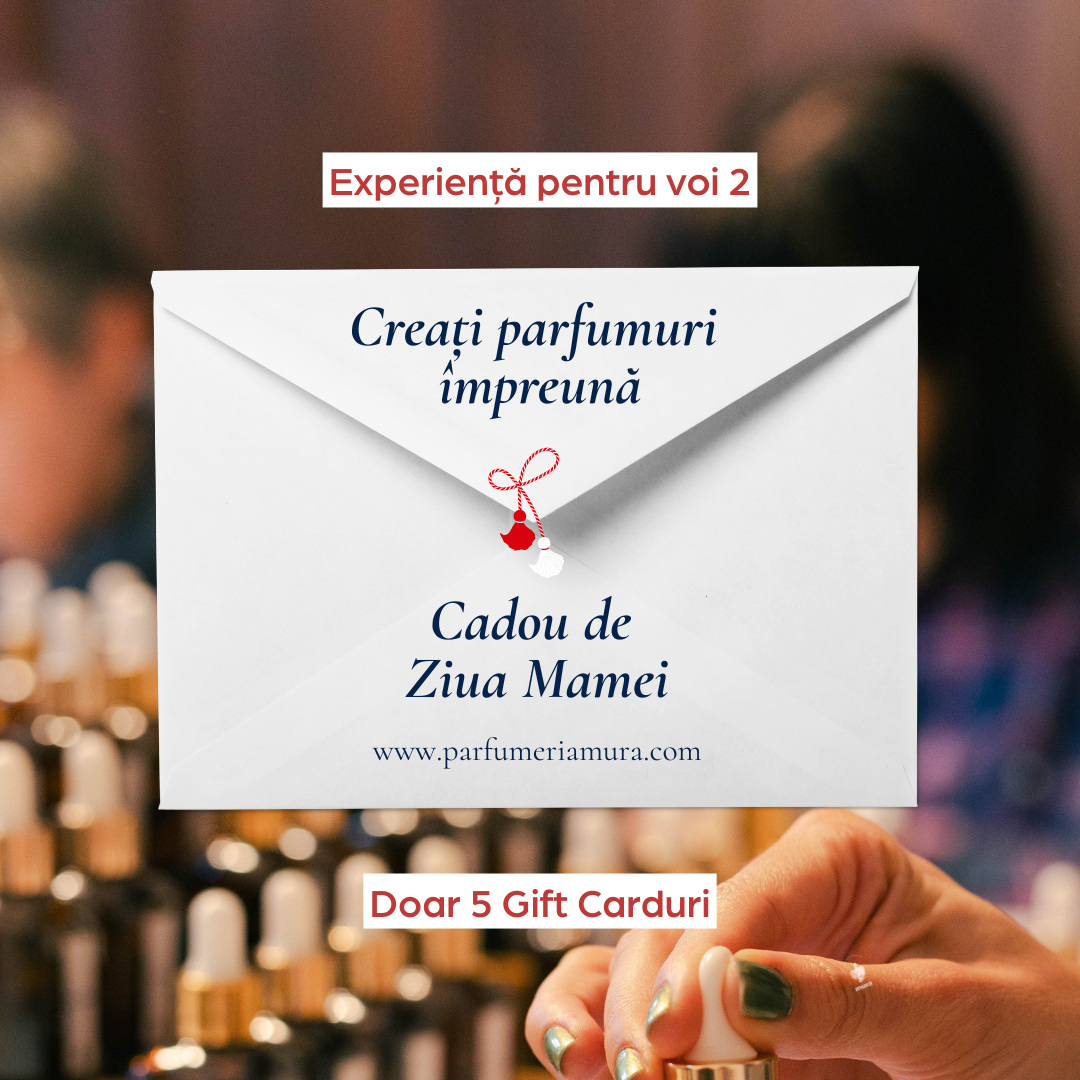 Gift Card Atelier Mamă-Fiică de Creație a Propriului Parfum
